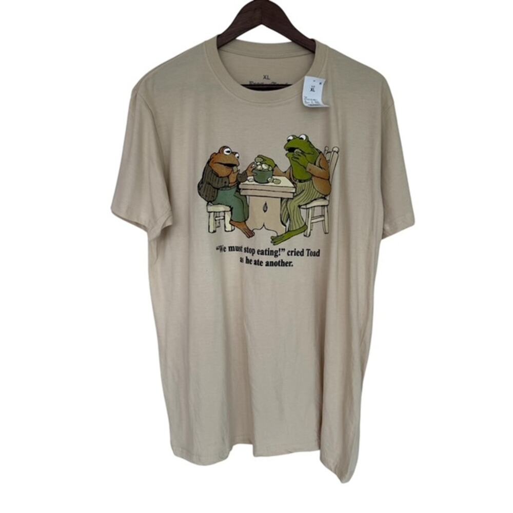 Frog and Toad Beige Short Sleeve T-shirt - XL